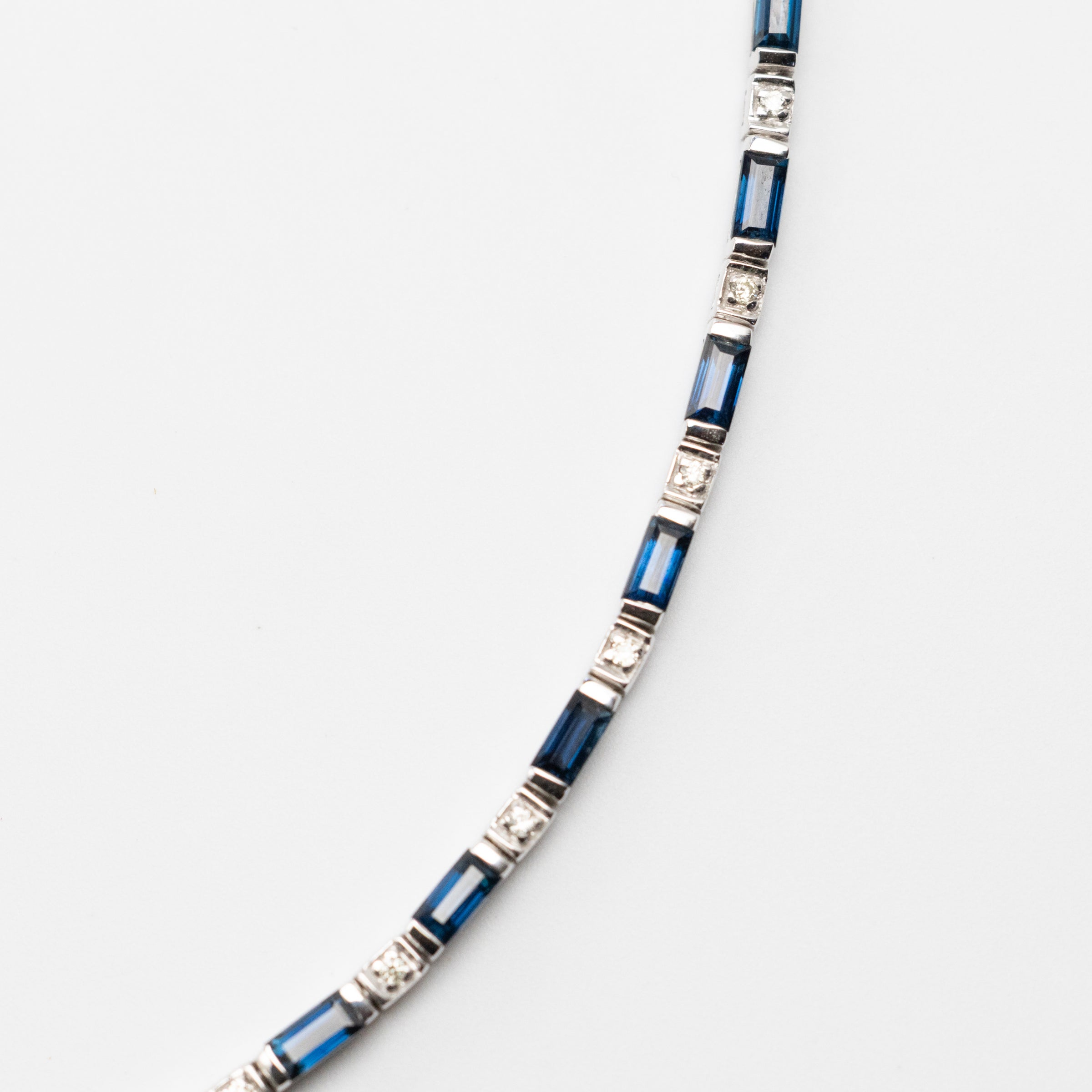 Sapphire And Diamond Bracelet