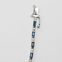 Sapphire And Diamond Bracelet