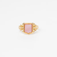 Antique Sardonyx Shield Signet Ring