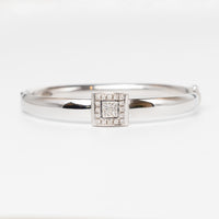 Modern Design Diamond Bangle