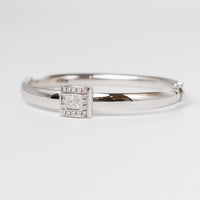 Modern Design Diamond Bangle