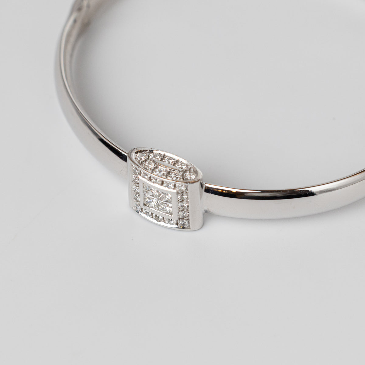 Modern Design Diamond Bangle