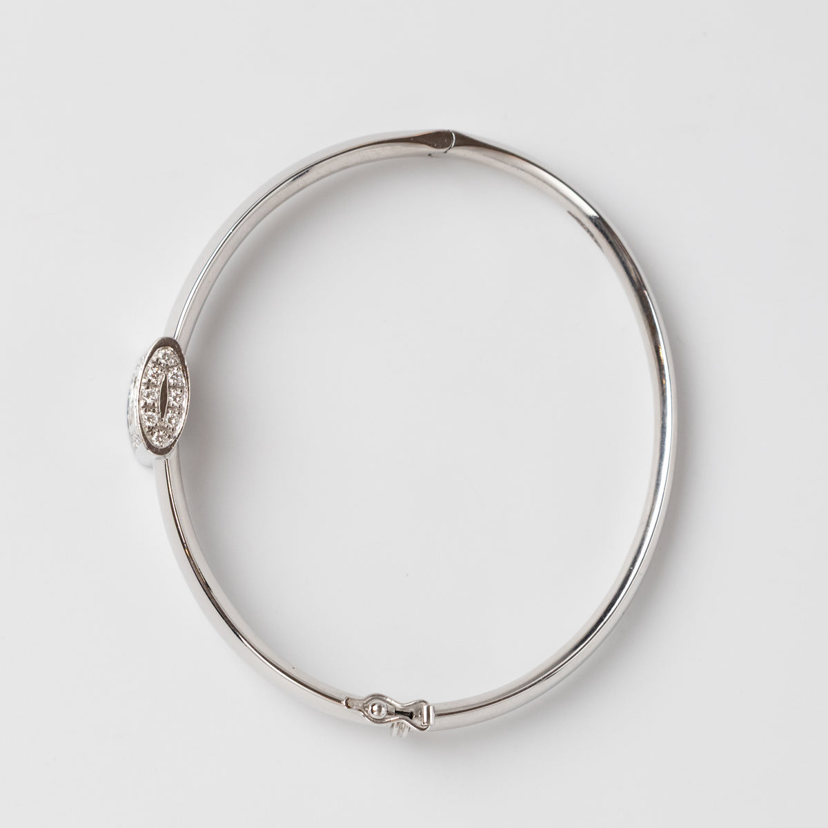 Modern Design Diamond Bangle