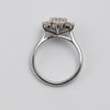 Gorgeous Platinum Diamond Flower Ring