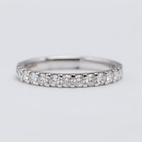 Gorgeous 18K White Gold .50ct Diamond Eternity Ring