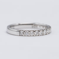 Gorgeous 18K White Gold .50ct Diamond Eternity Ring