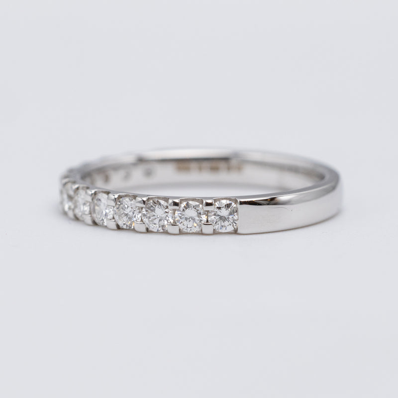 Gorgeous 18K White Gold .50ct Diamond Eternity Ring