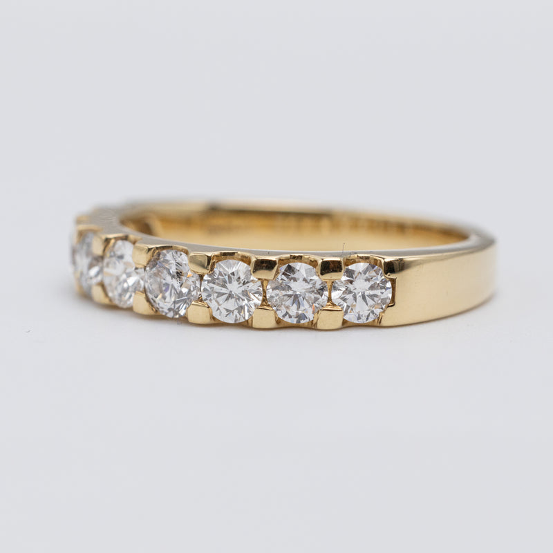 Beautiful 18K Yellow Gold 1ct Eternity Ring