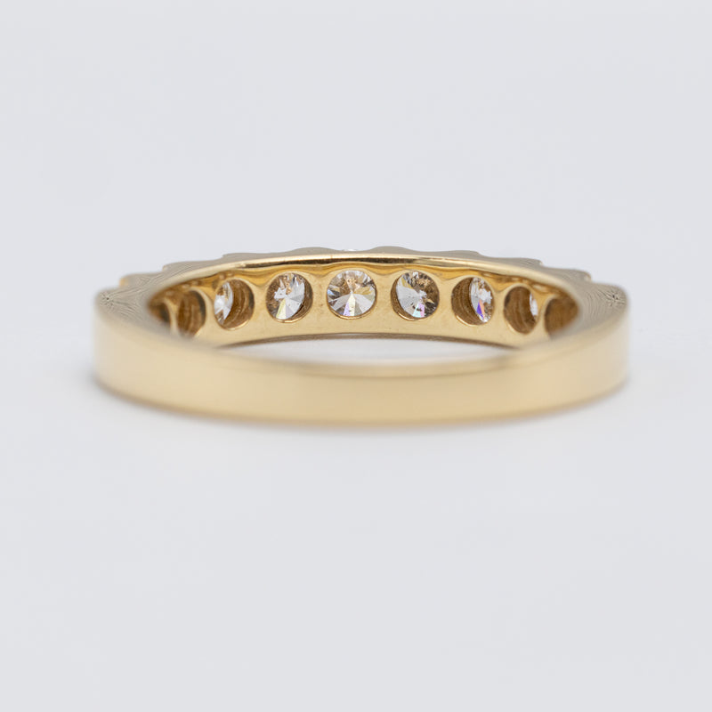 Beautiful 18K Yellow Gold 1ct Eternity Ring