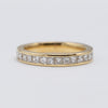 Fabulous 18K Yellow Gold Princess Cut Diamond 1ct Eternity Ring