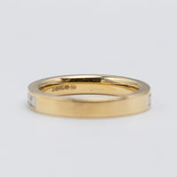 Fabulous 18K Yellow Gold Princess Cut Diamond 1ct Eternity Ring