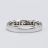 Pretty 18K White Gold Channel Set 0.50ct Diamond Eternity Ring