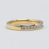 Pretty 18K Yellow Gold 0.35ct Diamond Eternity Ring