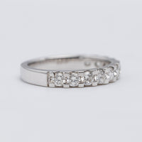 Elegant 18K White Gold 0.75ct Diamond Eternity Ring
