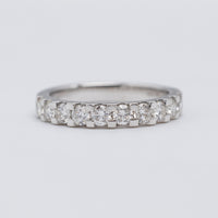 Elegant 18K White Gold 0.75ct Diamond Eternity Ring