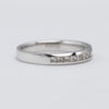 18K White Gold Channel Set Princess Cut Diamond Eternity Ring
