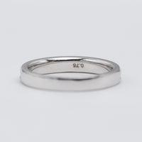18K White Gold Channel Set Princess Cut Diamond Eternity Ring
