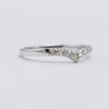Enchanting Platinum Wishbone Diamond Eternity Ring