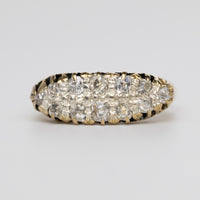 Vintage Navette Old-Cut Diamond Ring