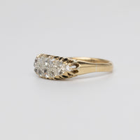 Vintage Navette Old-Cut Diamond Ring