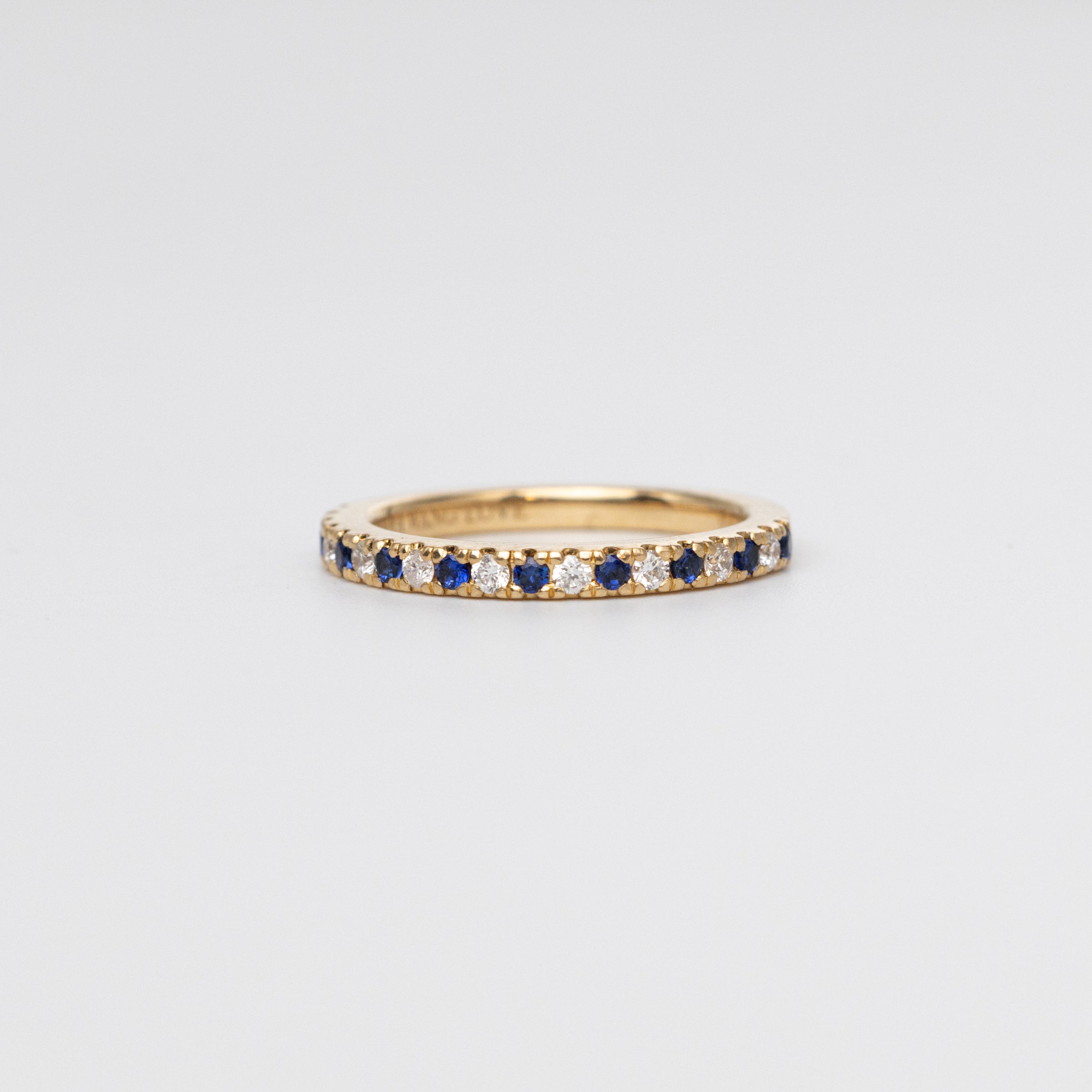 Vera Wang Sapphire And Diamond Eternity Ring