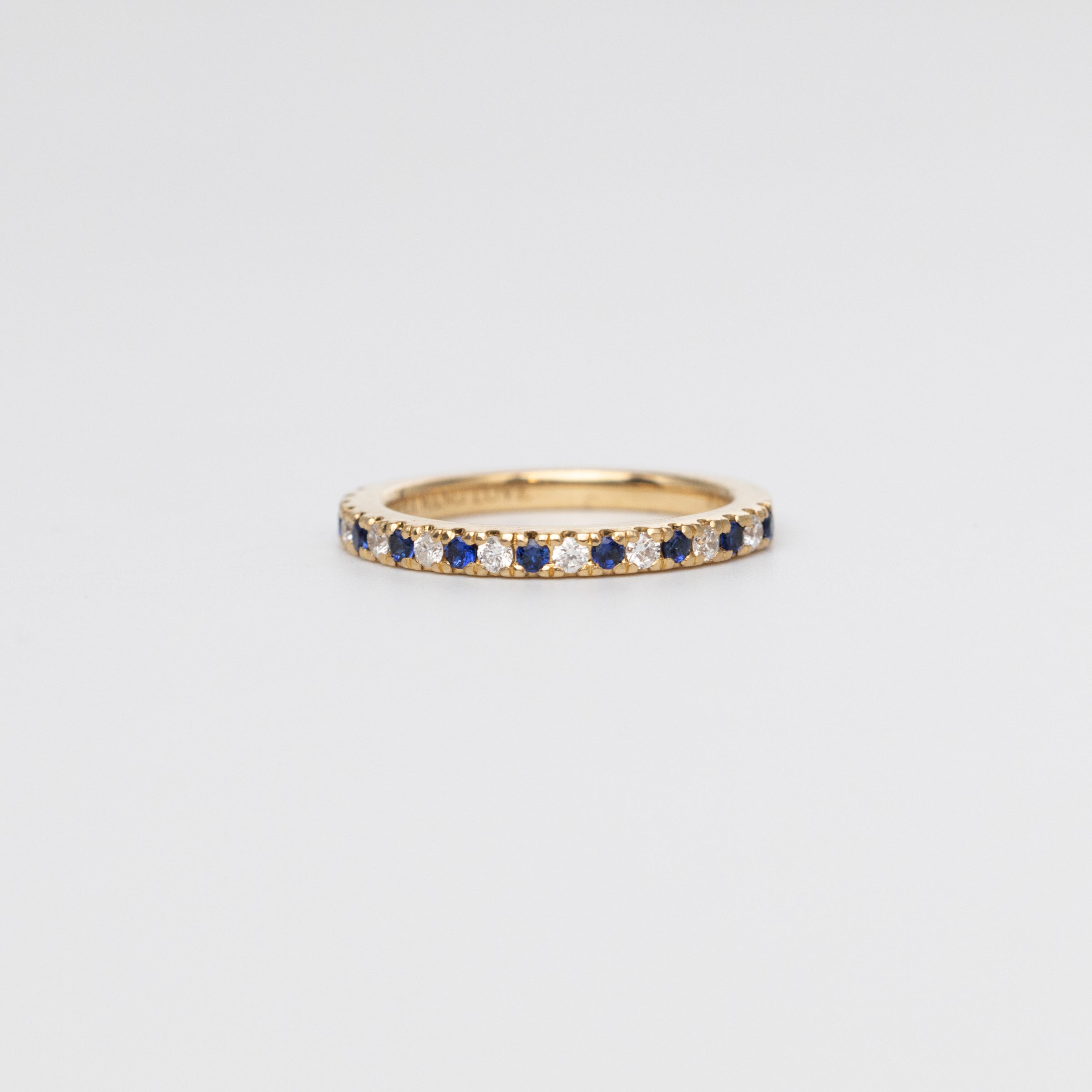 Vera Wang Sapphire And Diamond Eternity Ring