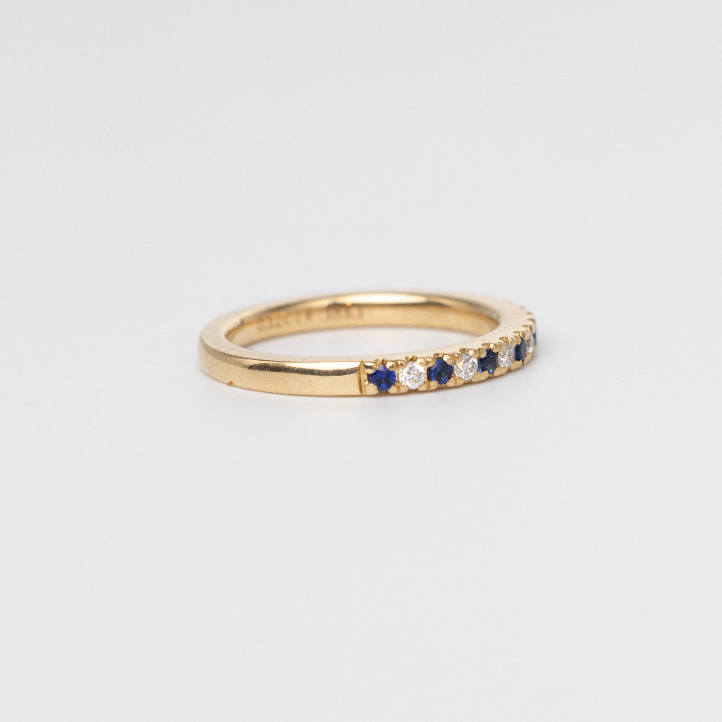 Vera Wang Sapphire And Diamond Eternity Ring