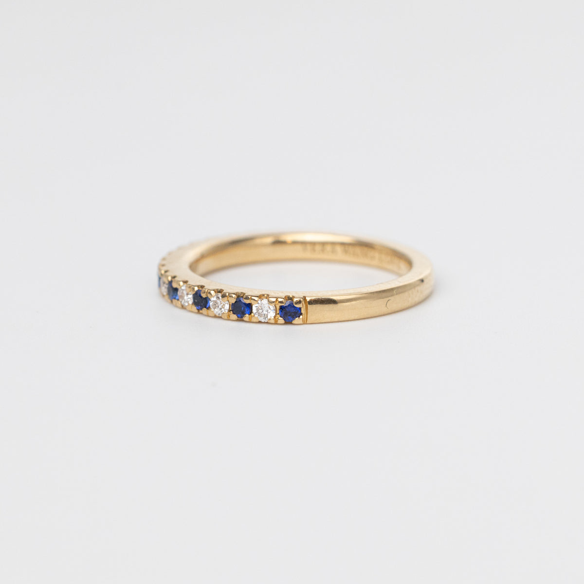 Vera Wang Sapphire And Diamond Eternity Ring