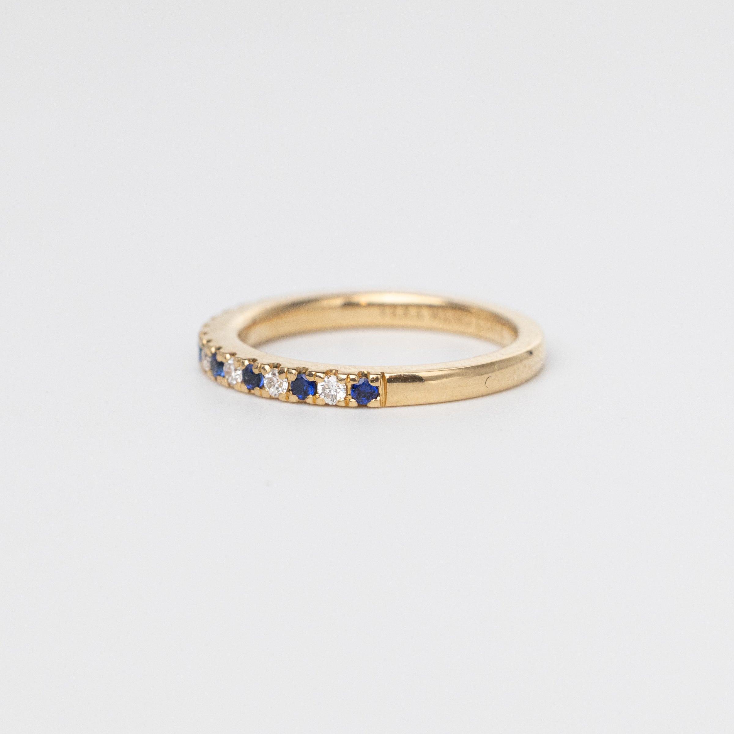 Vera Wang Sapphire And Diamond Eternity Ring
