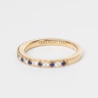 Vera Wang Sapphire And Diamond Eternity Ring