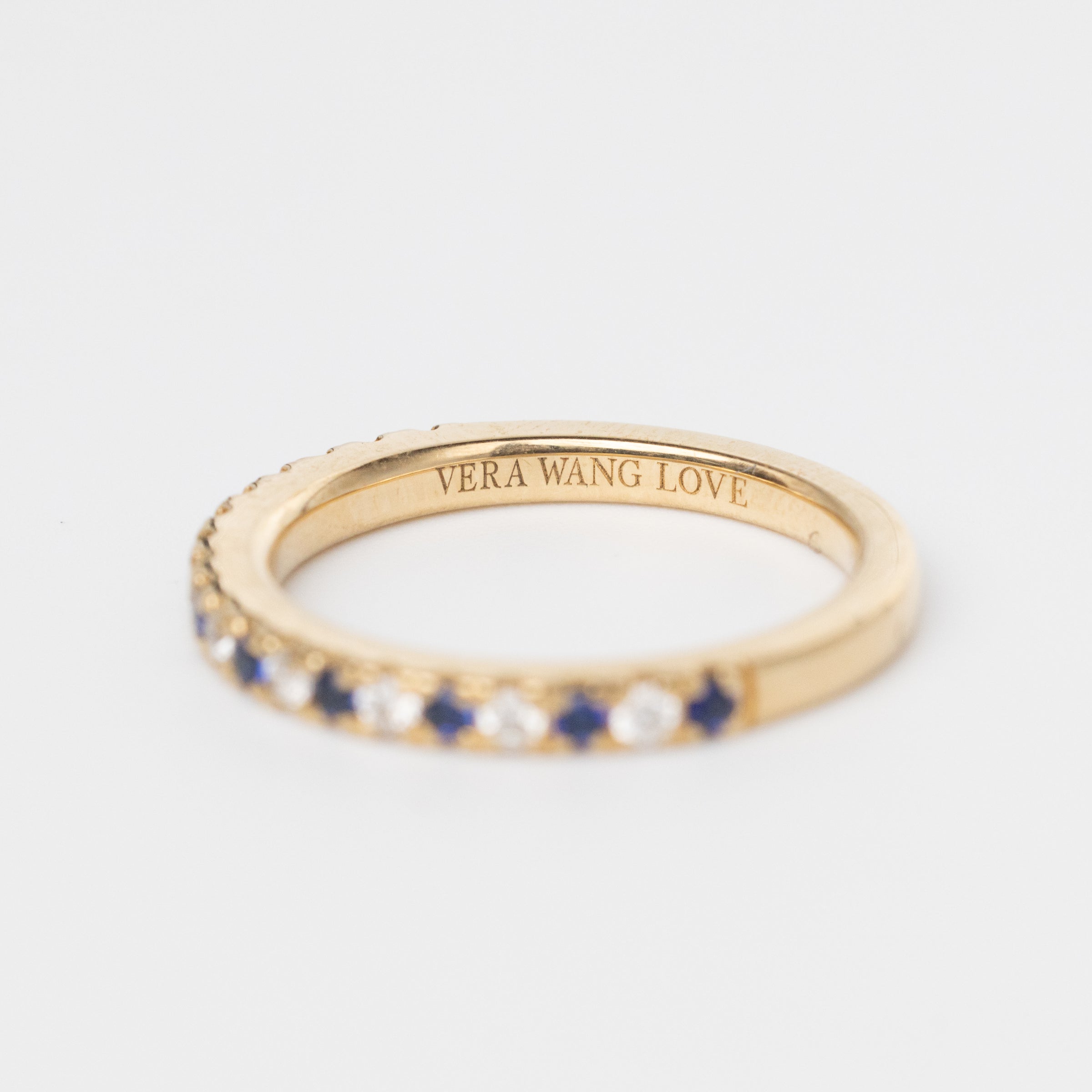 Vera Wang Sapphire And Diamond Eternity Ring