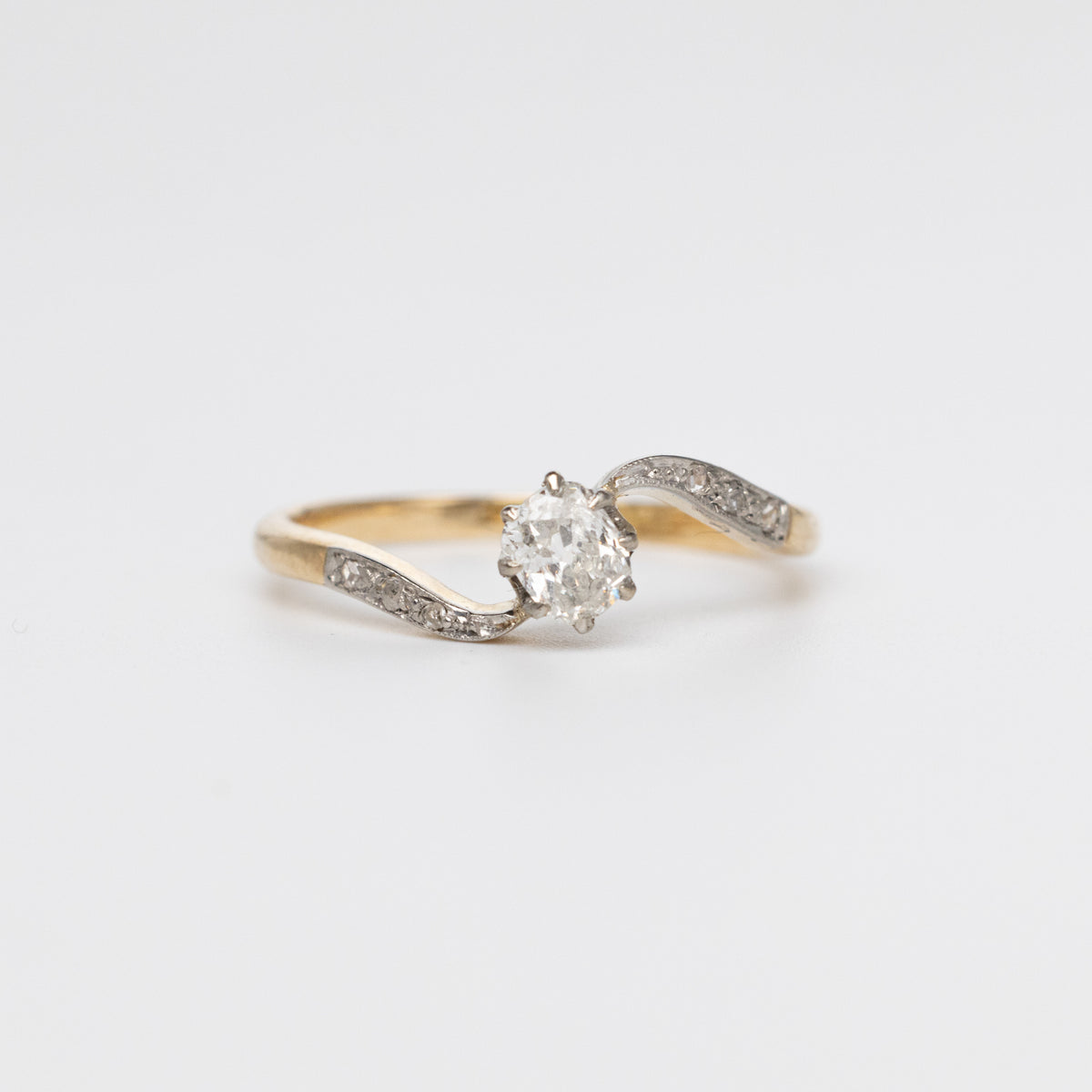 Antique Mine-Cut Diamond Ring