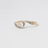 Antique Mine-Cut Diamond Ring