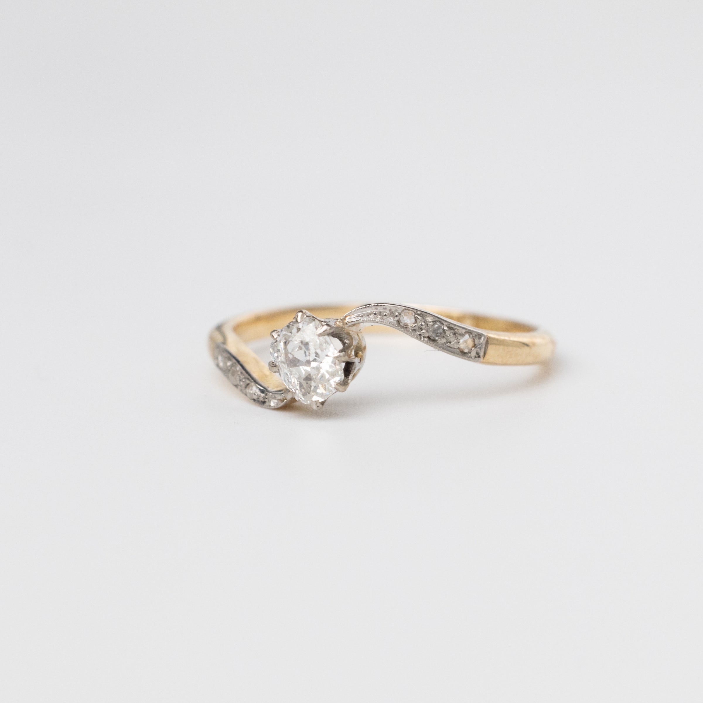 Antique Mine-Cut Diamond Ring