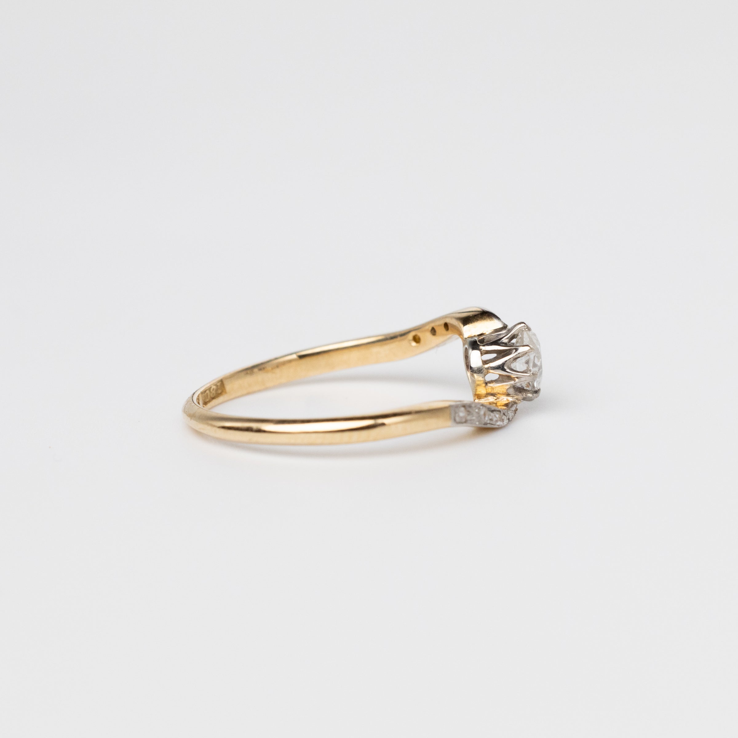 Antique Mine-Cut Diamond Ring