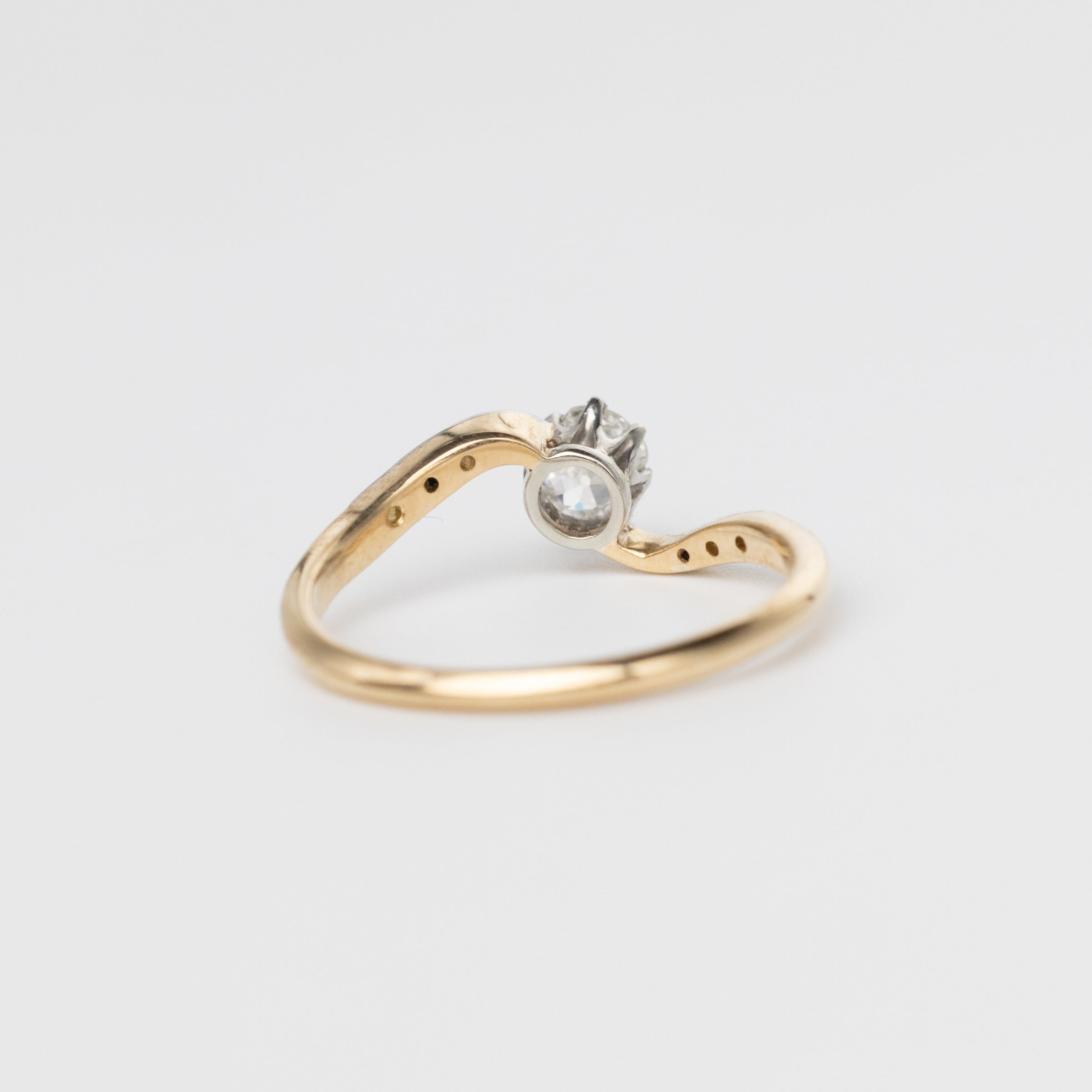 Antique Mine-Cut Diamond Ring