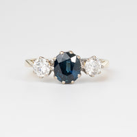 Trilogy Sapphire And Diamond Ring