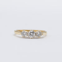 Diamond Trilogy Ring front