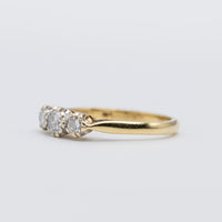 Diamond Trilogy Ring right side