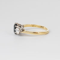 Trilogy Sapphire And Diamond Ring