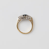 Trilogy Sapphire And Diamond Ring