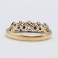 Vintage 18K Yellow Gold 5 Stone 0.70ct Diamond Engagement Ring