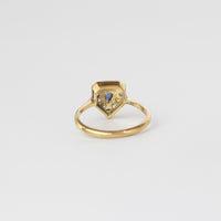 Art Deco Sapphire And Diamond Ring
