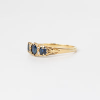 Vintage Sapphire And Diamond Ring