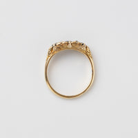 Vintage Sapphire And Diamond Ring