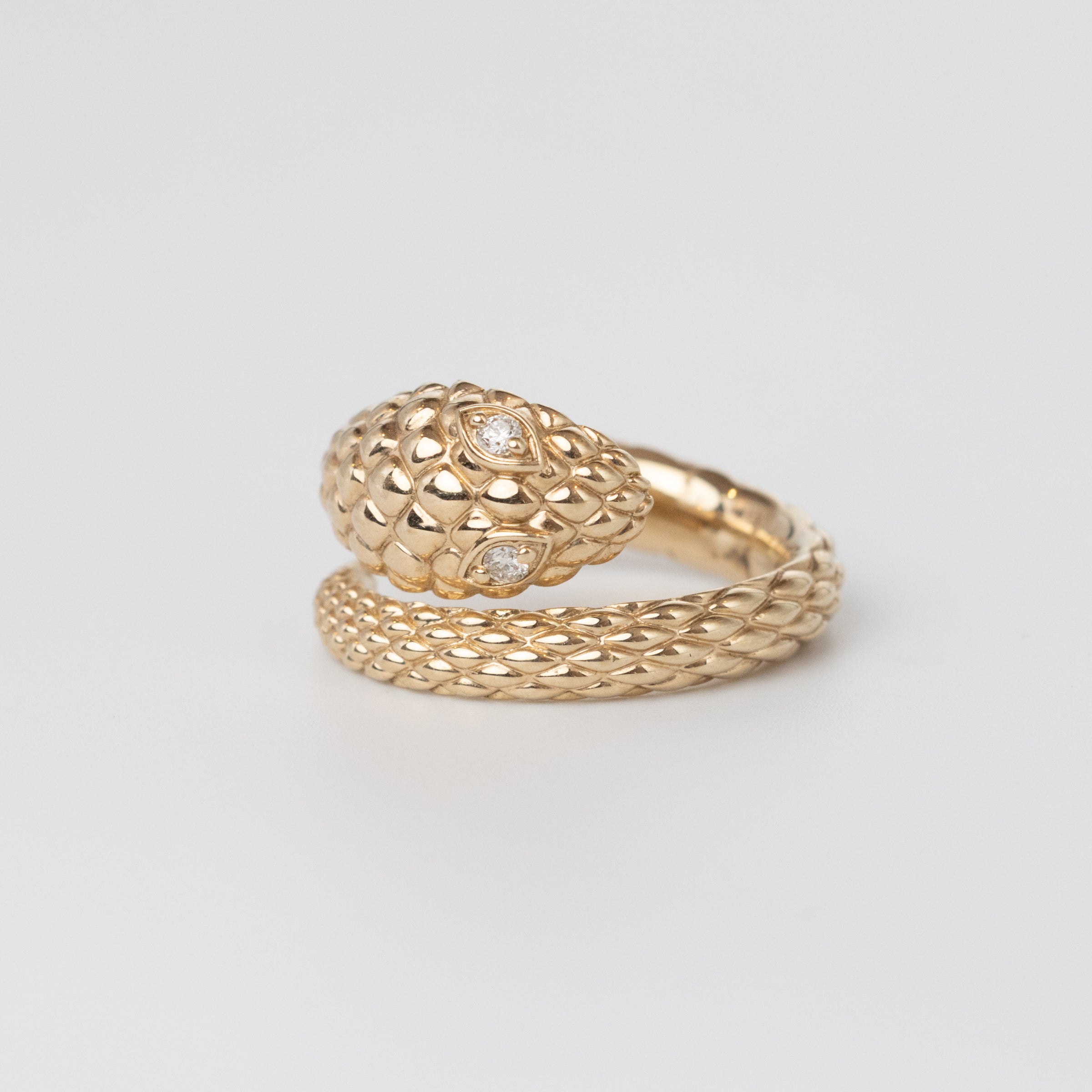 Diamond Snake Ring