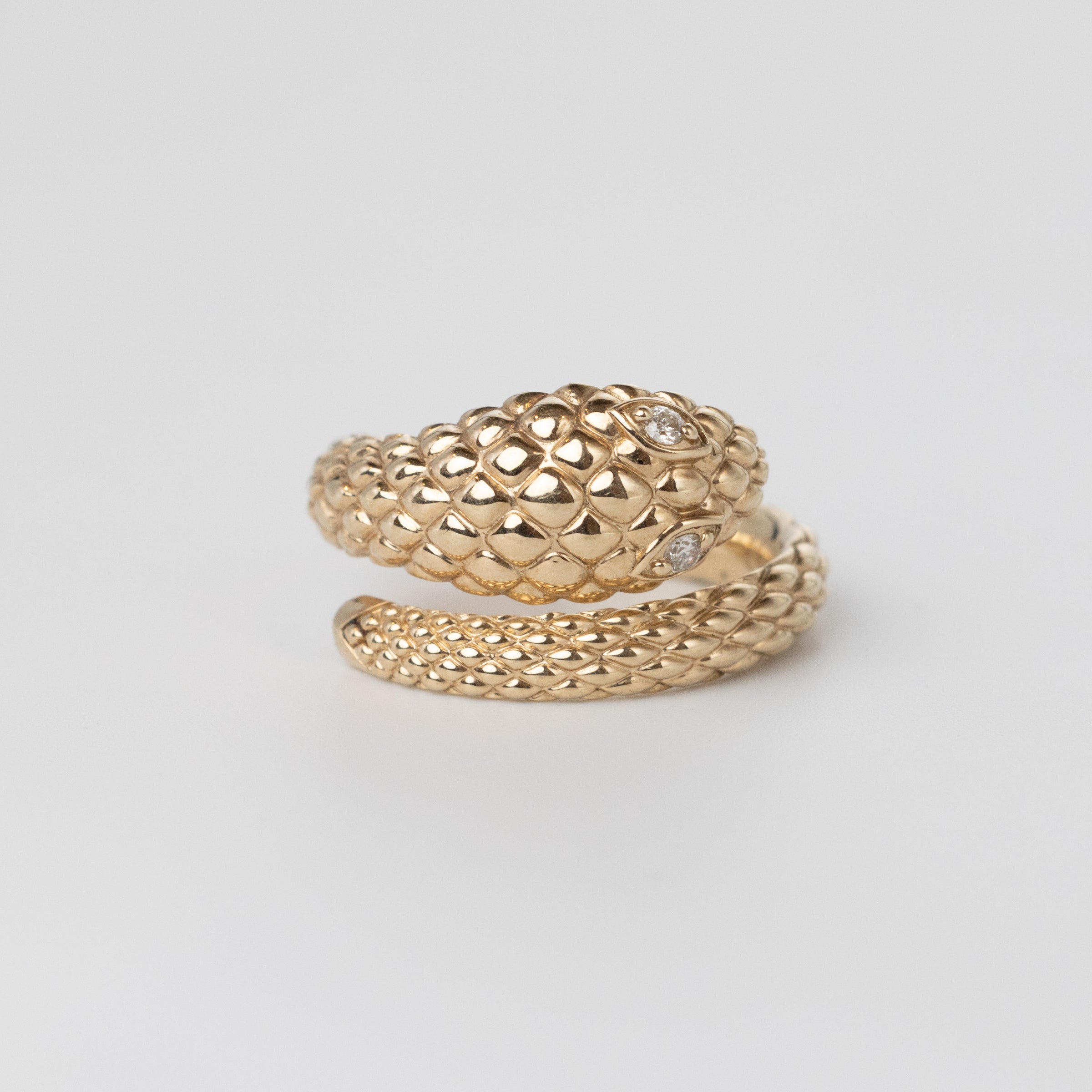 Diamond Snake Ring