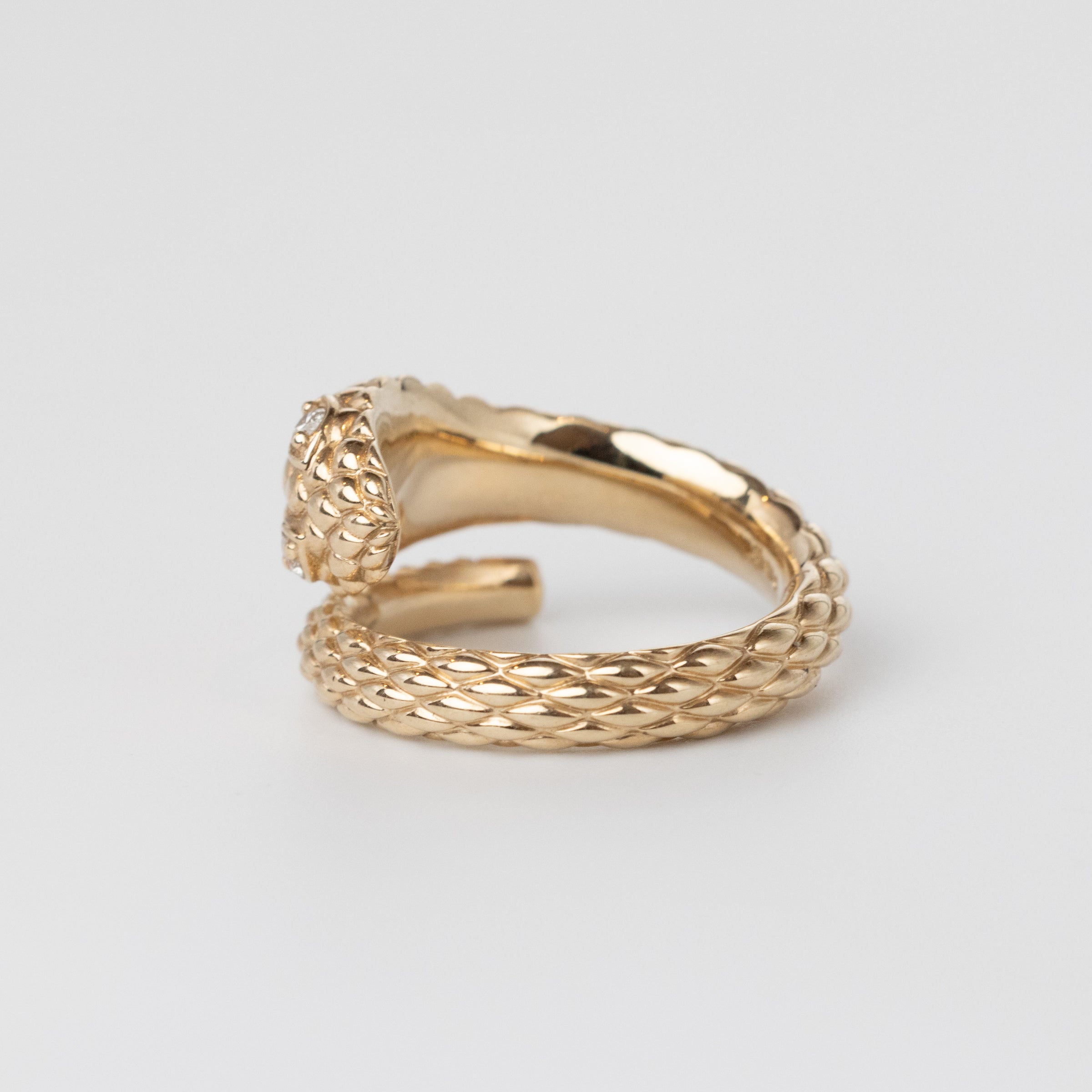 Diamond Snake Ring