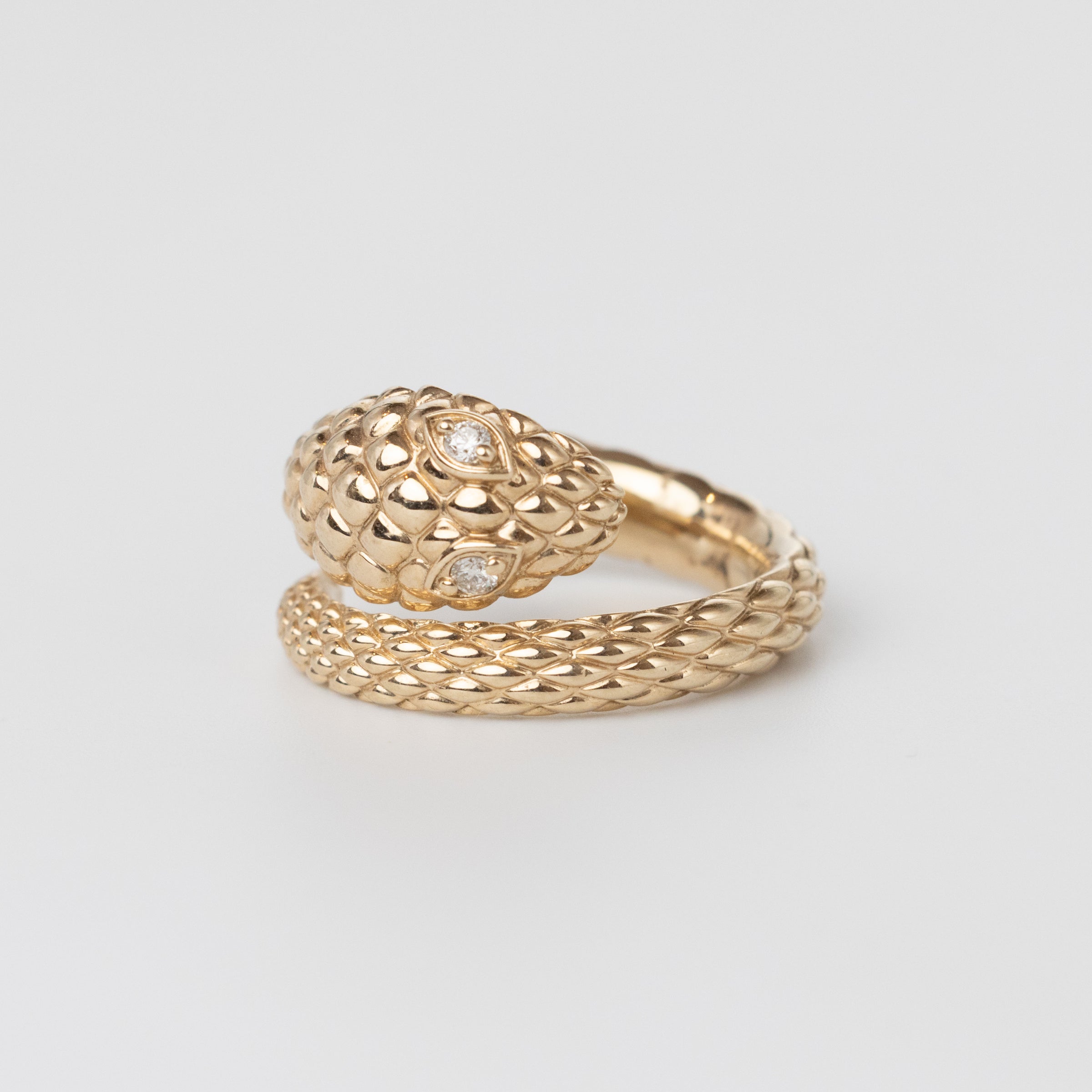 Diamond Snake Ring