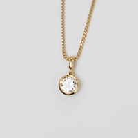GIA 0.97 Carat Diamond Bezel Set Pendant